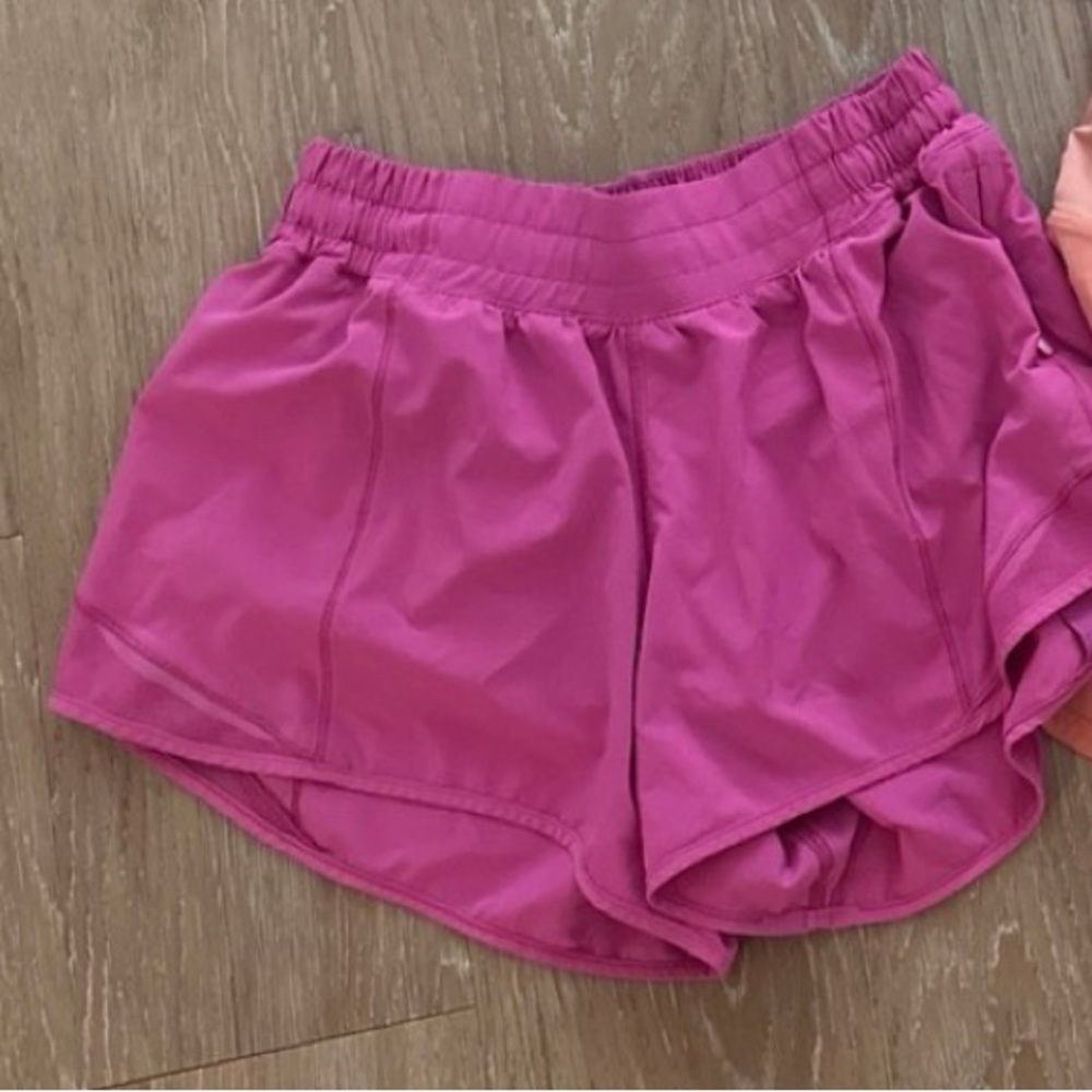 lululemon athletica Vibrant Pink Athletic Shorts